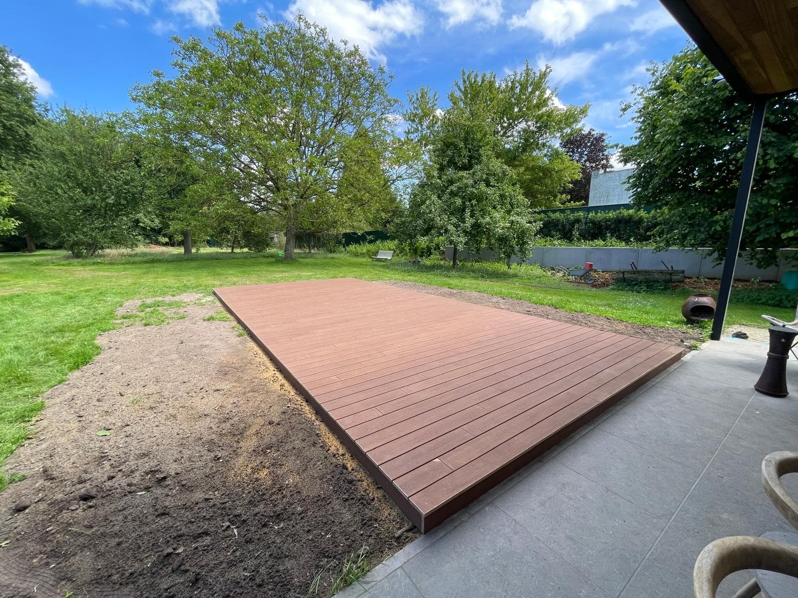Bamboe terras in Bilzen