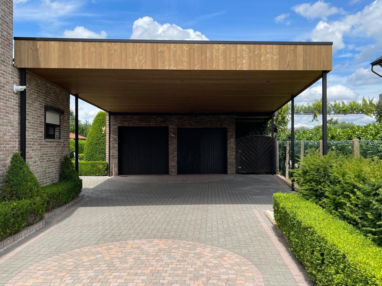 Grote carport voor camper in Gellik, WoPa Construction